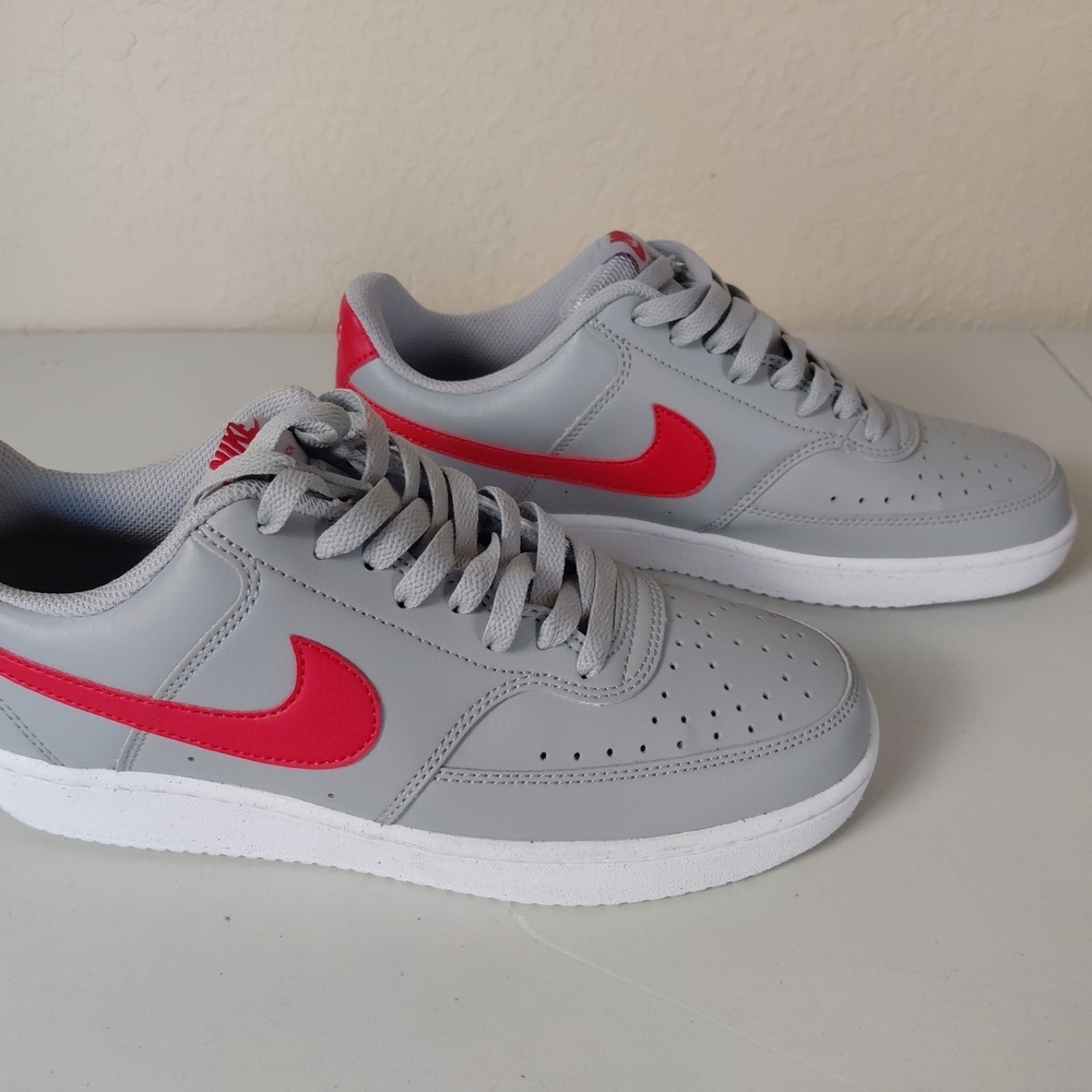 Nike Court Vision Low Shoes Mens Size 8 Basketball DH2987-004 Clean Sneakers - Picture 2 of 6
